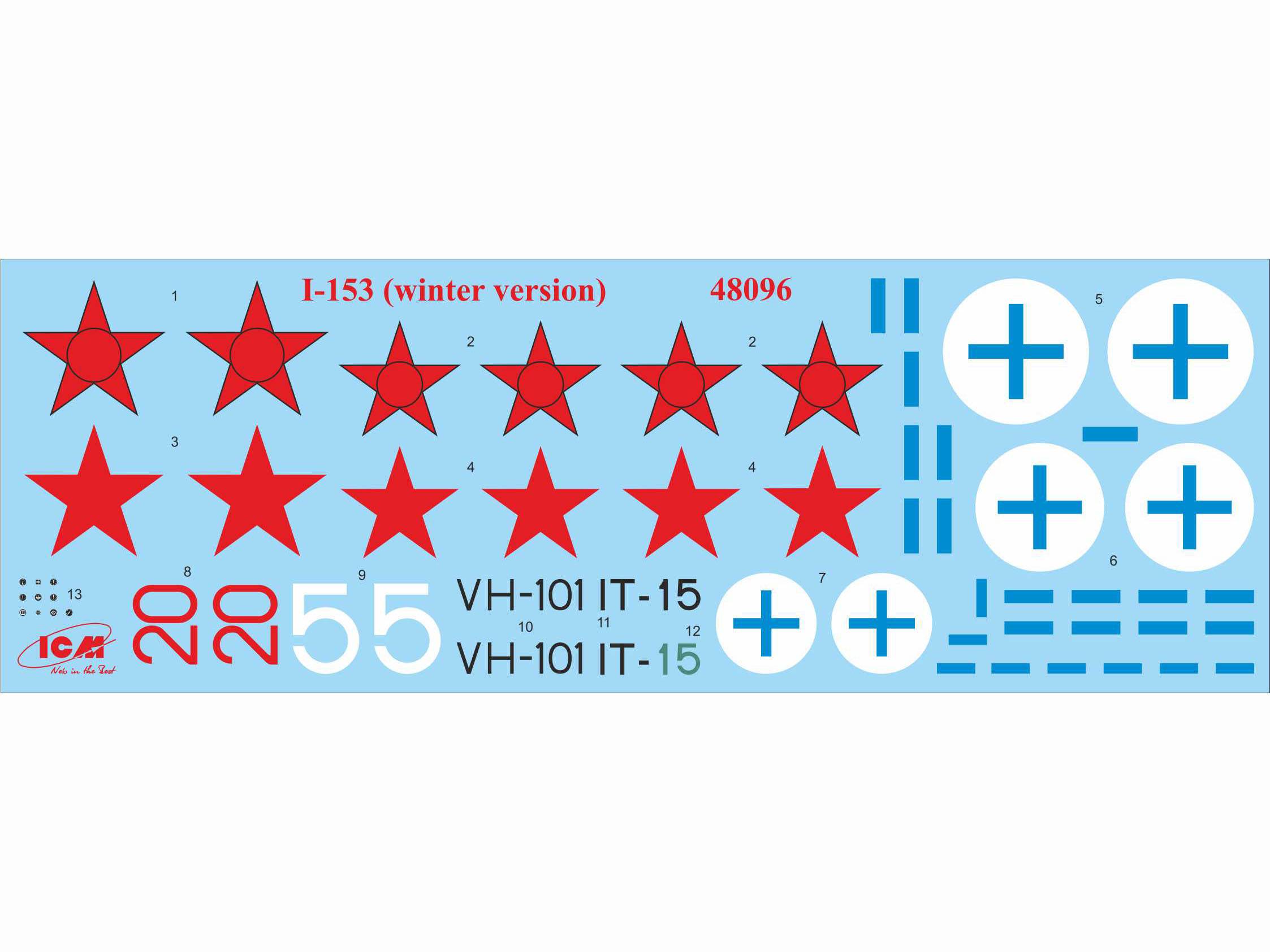 I-153 (winter version) WWII Soviet Biplane Fighter – Image 16