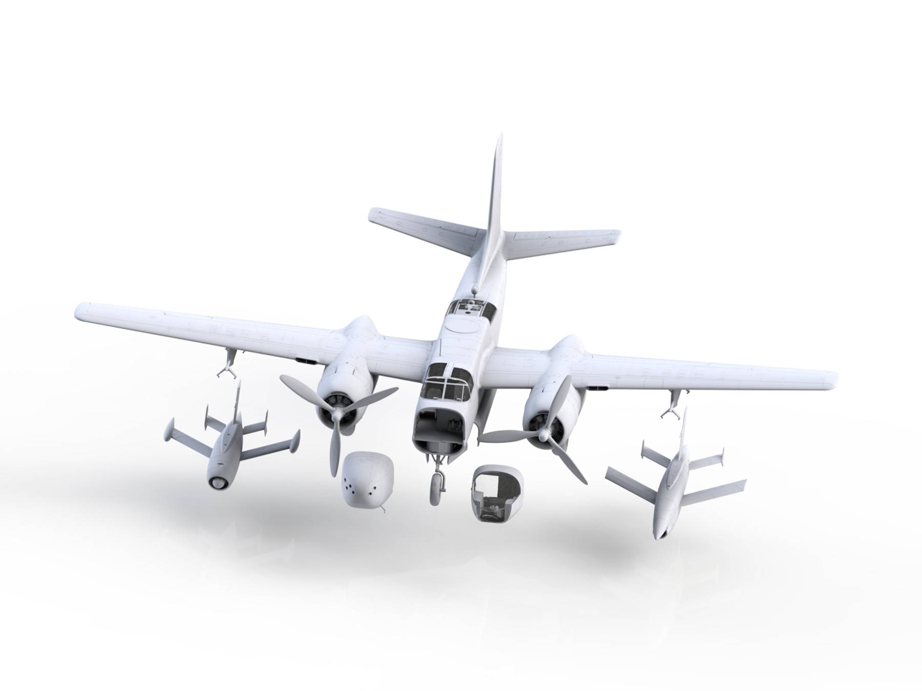 DB-26B/C with Q-2 drones – Image 16