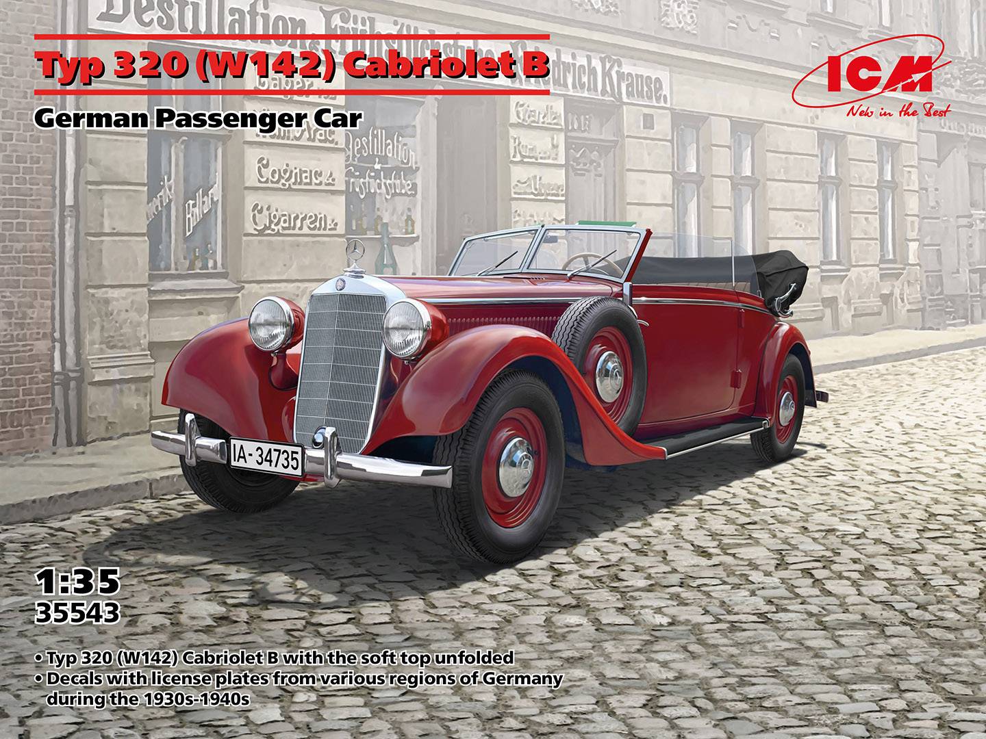 Typ 320 (W142) Cabriolet B German Passenger Car