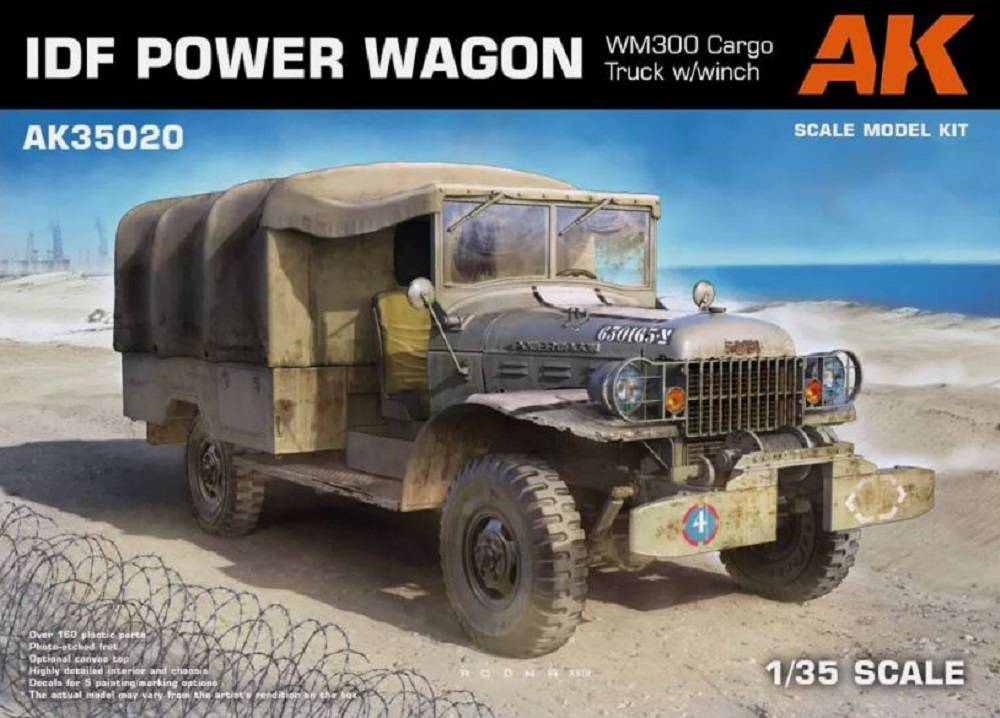 IDF POWER WAGON WM300 CARGO TRUCK W/WINCH