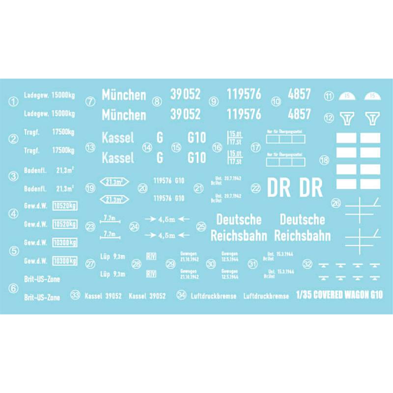 GERMAN RAILWAY COVERED G10 WAGON GEDECKTER GÜTERWAGEN G10 – Image 3