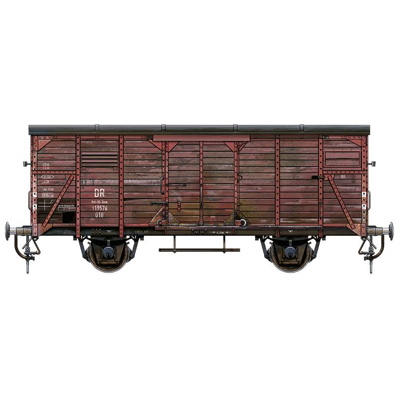 GERMAN RAILWAY COVERED G10 WAGON GEDECKTER GÜTERWAGEN G10 – Image 4