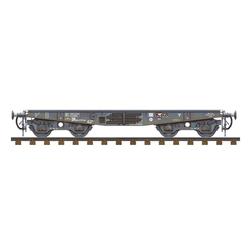 GERMAN RAILWAY SCHWERER PLATTFORMWAGEN TYPE SSYS – Image 3