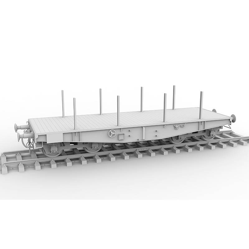 GERMAN RAILWAY SCHWERER PLATTFORMWAGEN TYPE SSYS – Image 6