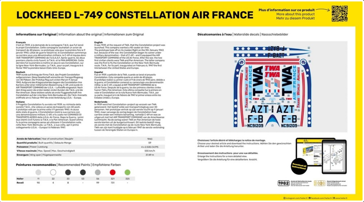 L-749 Constellation AIR FRANCE – Image 2