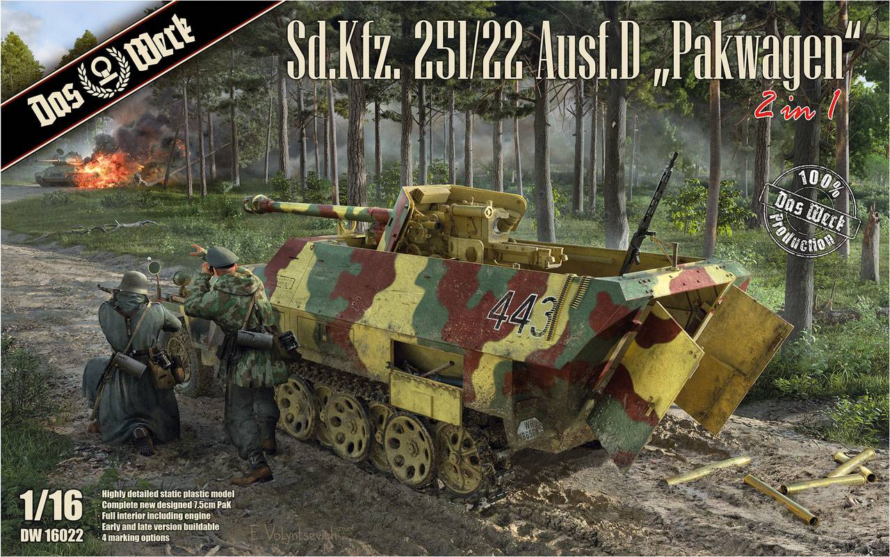 Sd.Kfz. 251/22 Ausf.D „Pakwagen“