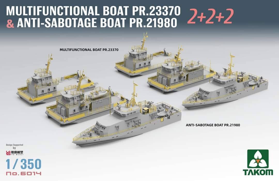 Multifunctional Boat PR.23370 & Anti-Sabotage Boat PR.21980 2+2+2 (6 ships included) – Image 3