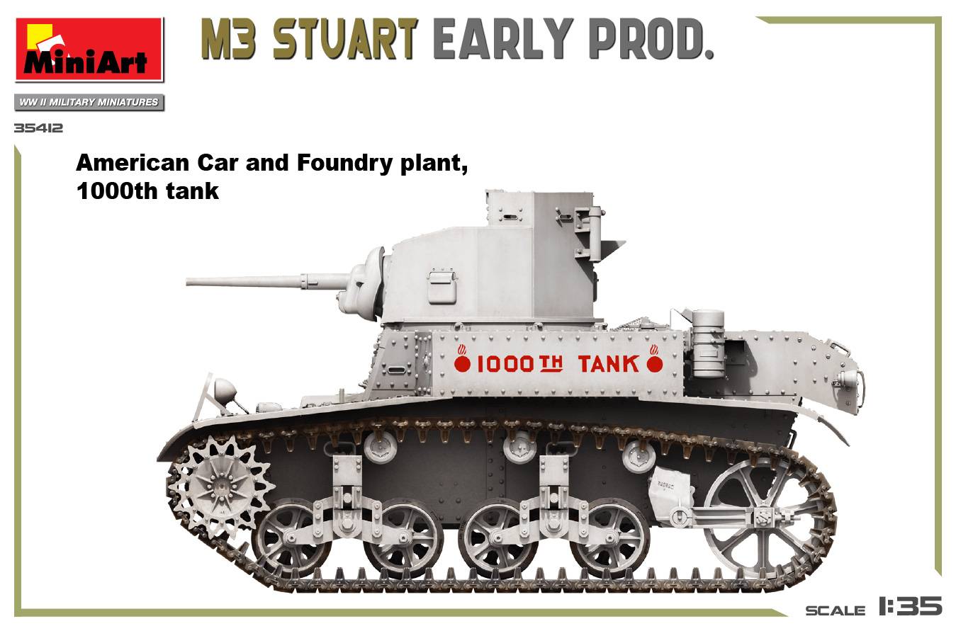 M3 STUART EARLY PROD. – Image 9