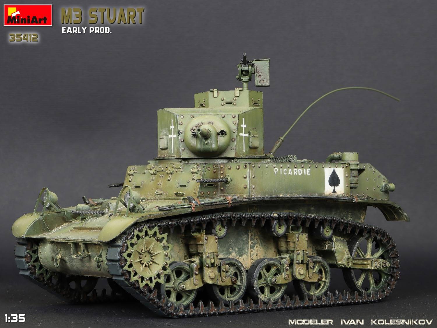 M3 STUART EARLY PROD. – Image 12