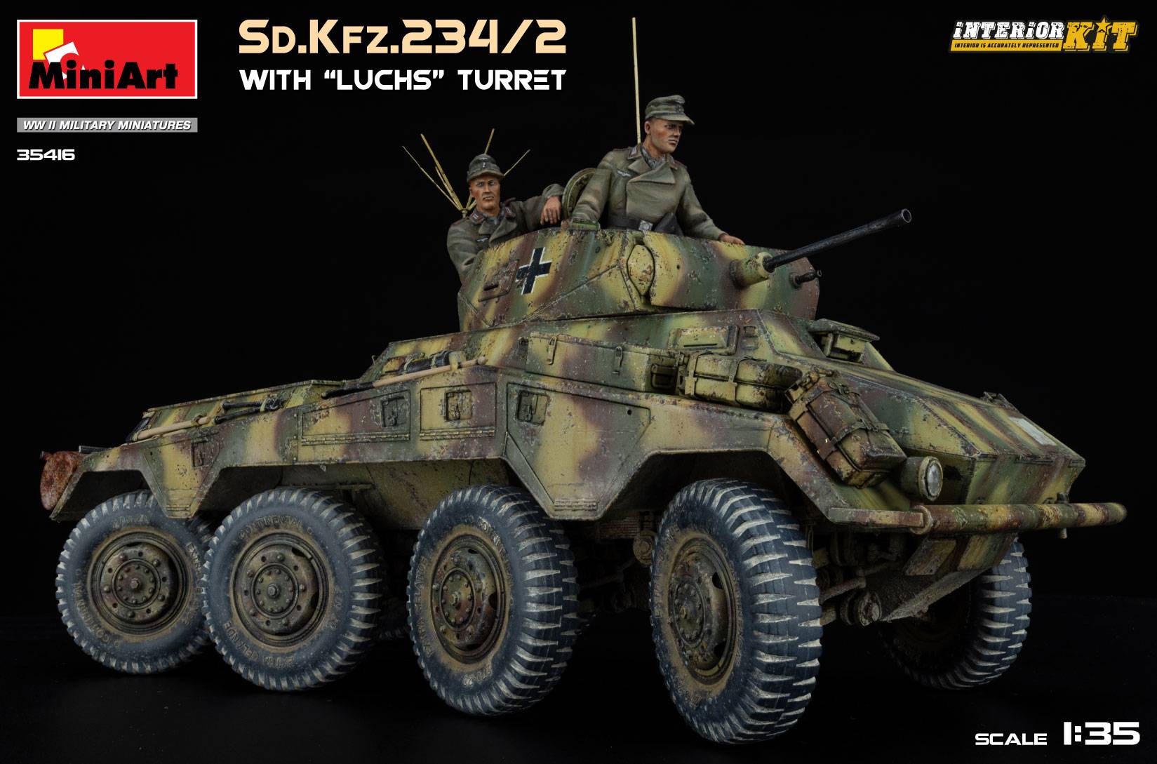 Sd.Kfz.234/2 WITH “LUCHS” TURRET. INTERIOR KIT – Image 2