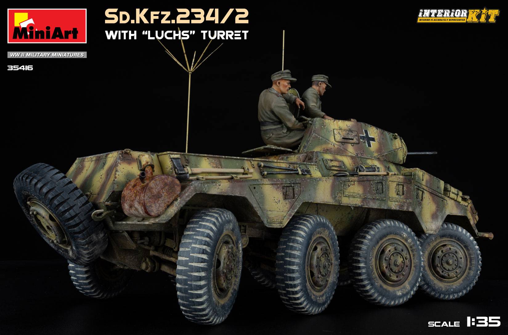 Sd.Kfz.234/2 WITH “LUCHS” TURRET. INTERIOR KIT – Image 3