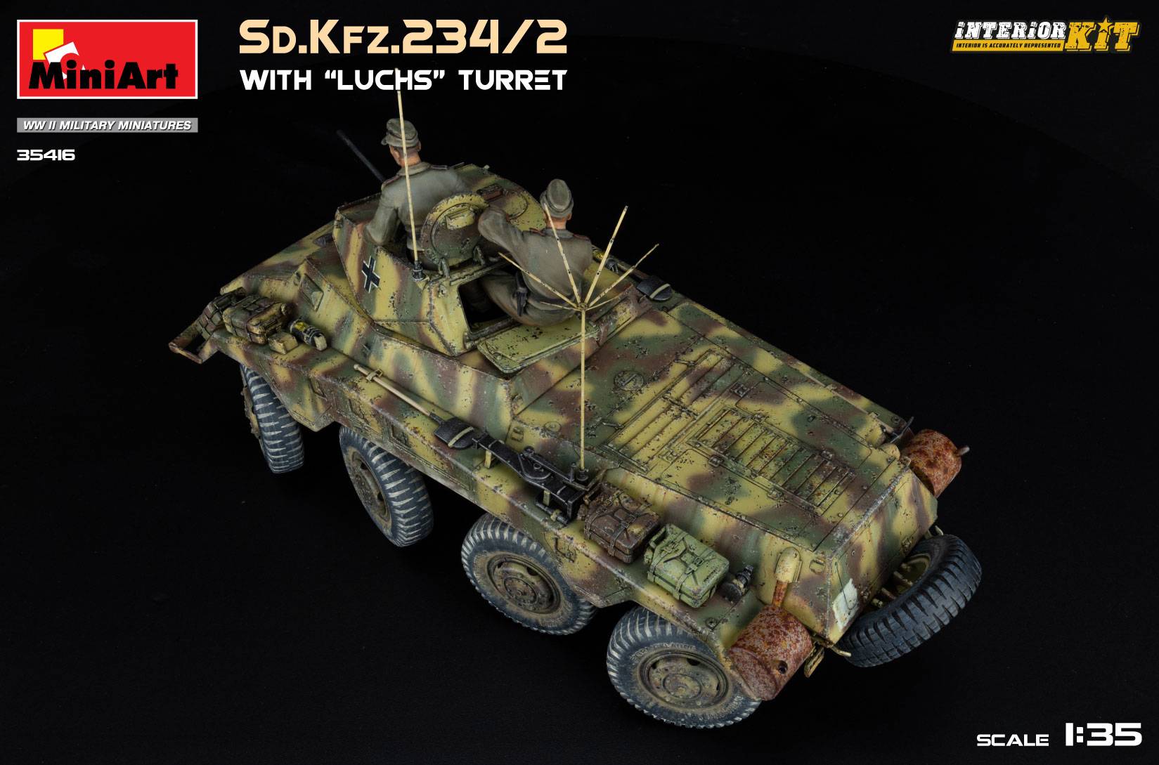 Sd.Kfz.234/2 WITH “LUCHS” TURRET. INTERIOR KIT – Image 5