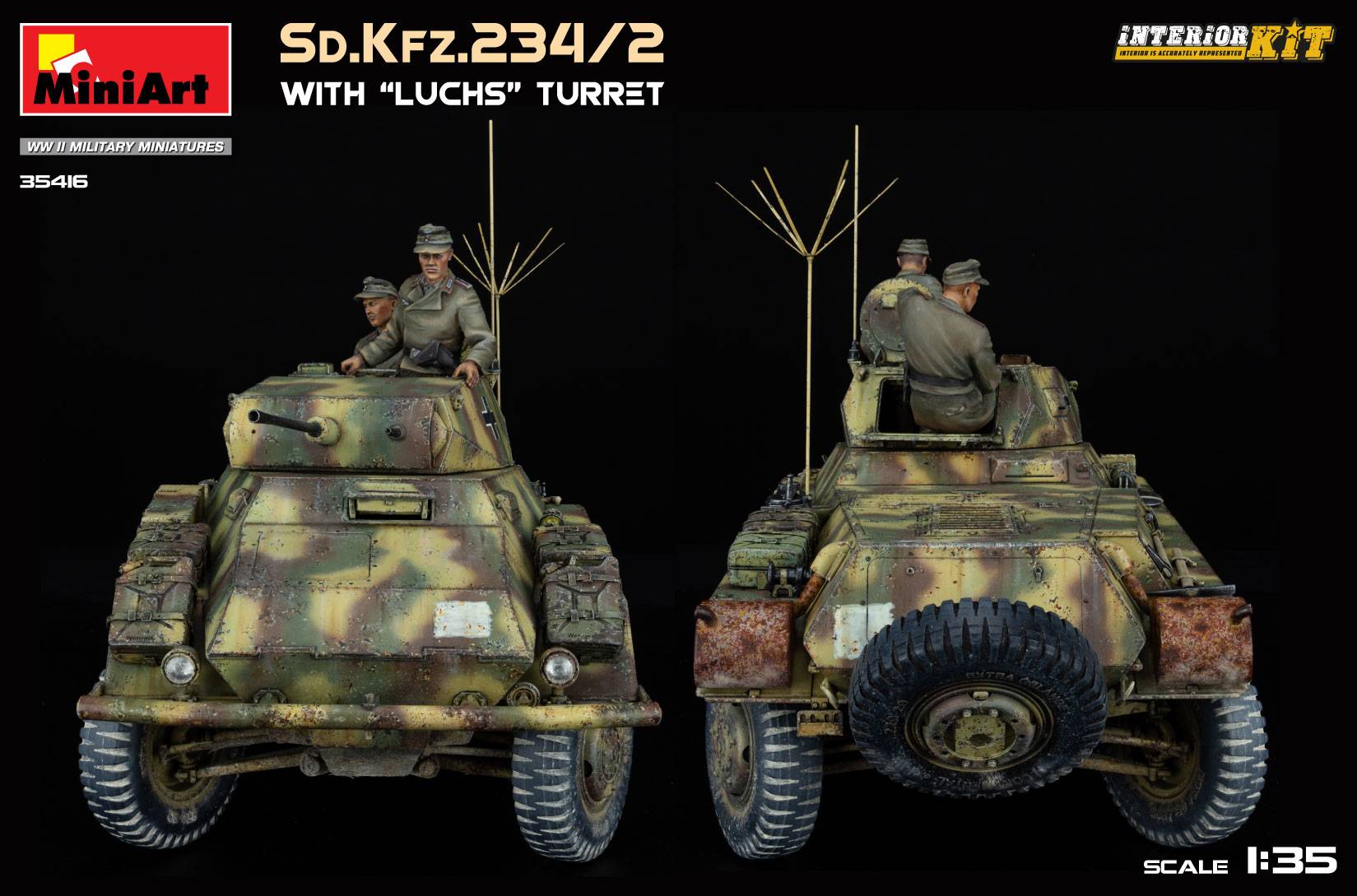 Sd.Kfz.234/2 WITH “LUCHS” TURRET. INTERIOR KIT – Image 6