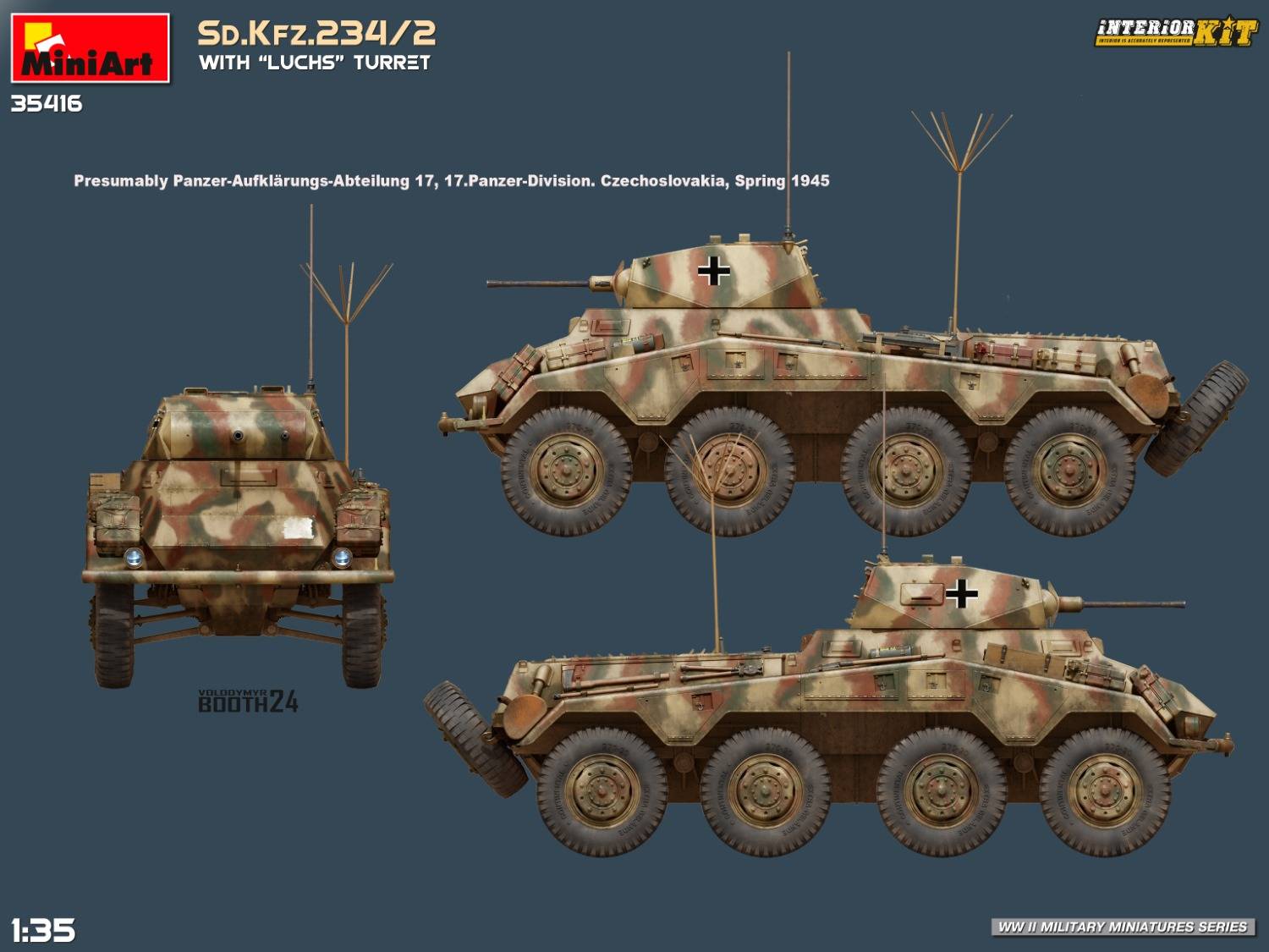 Sd.Kfz.234/2 WITH “LUCHS” TURRET. INTERIOR KIT – Image 22