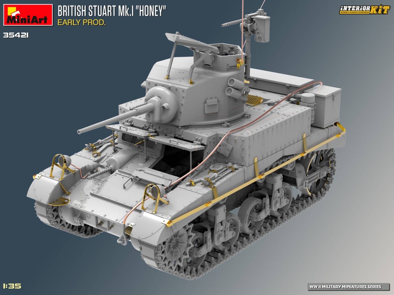 BRITISH STUART MK.I “HONEY” EARLY PROD. INTERIOR KIT – Image 4