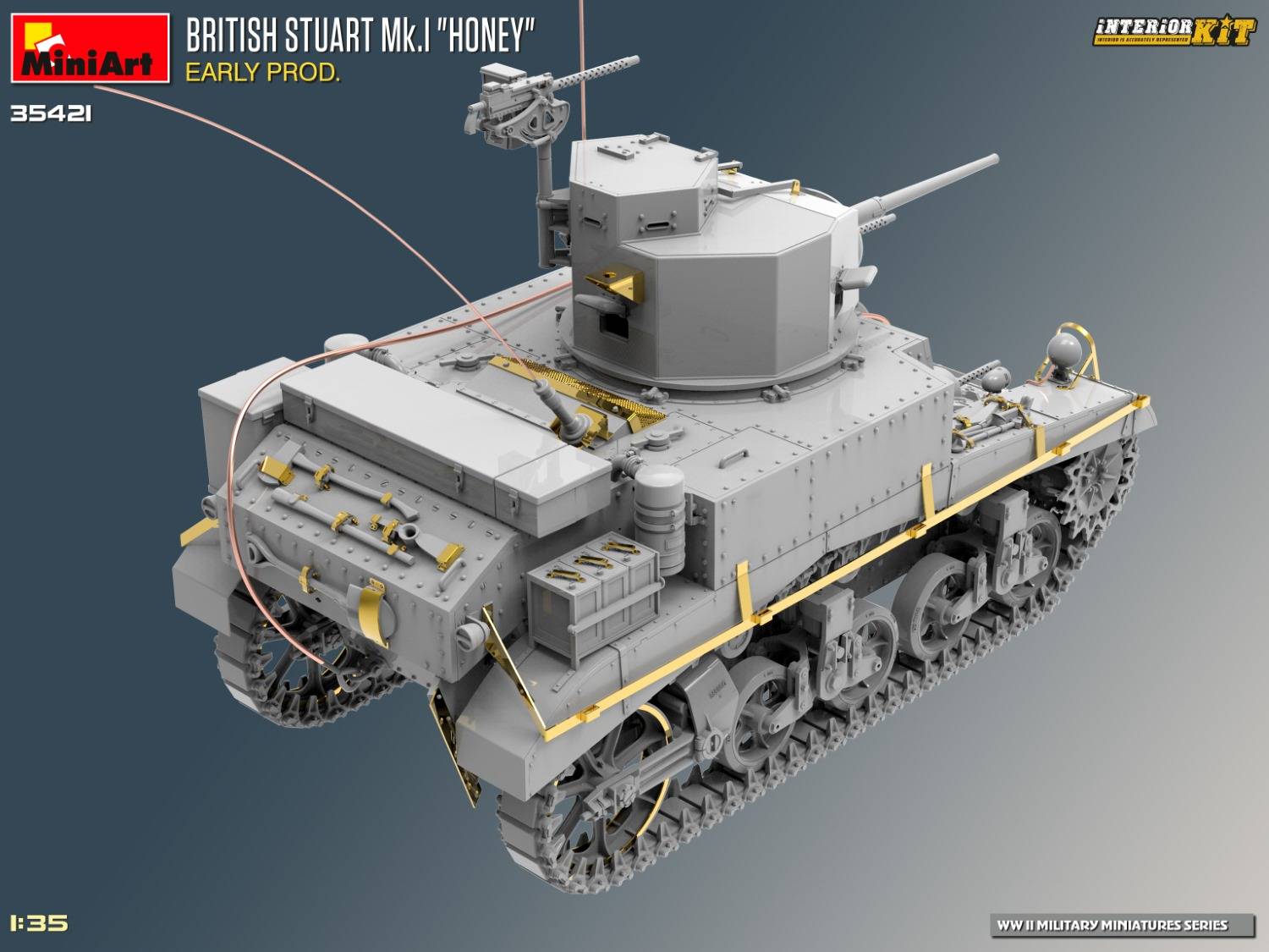 BRITISH STUART MK.I “HONEY” EARLY PROD. INTERIOR KIT – Image 5