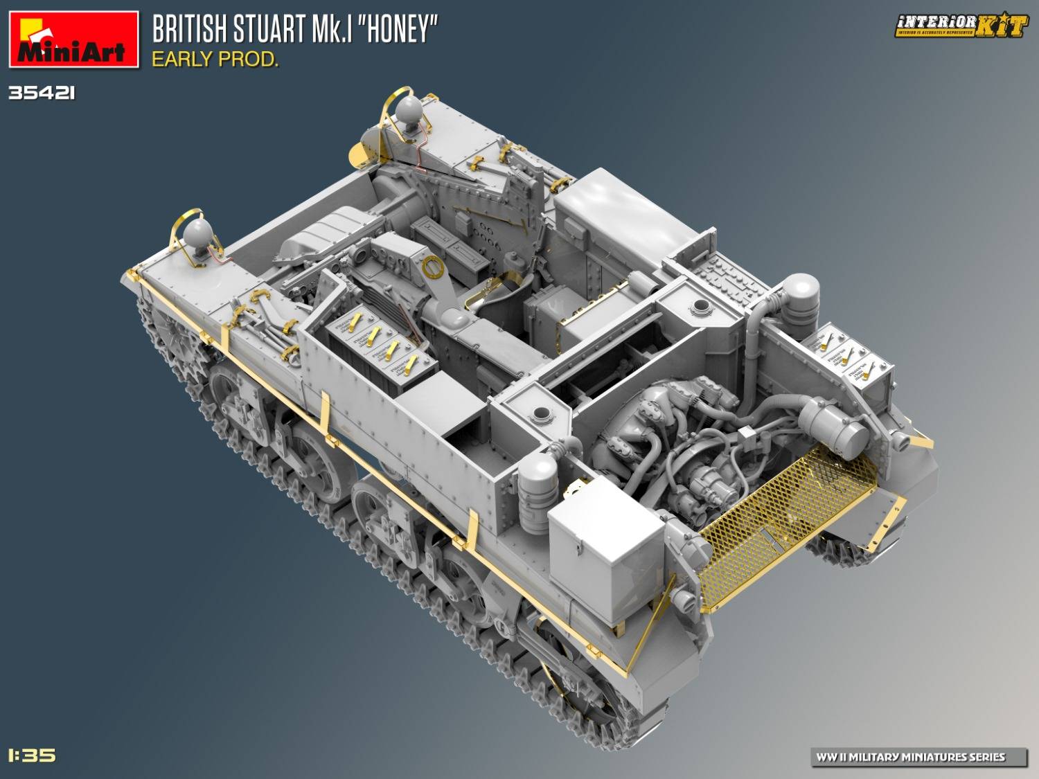 BRITISH STUART MK.I “HONEY” EARLY PROD. INTERIOR KIT – Image 12
