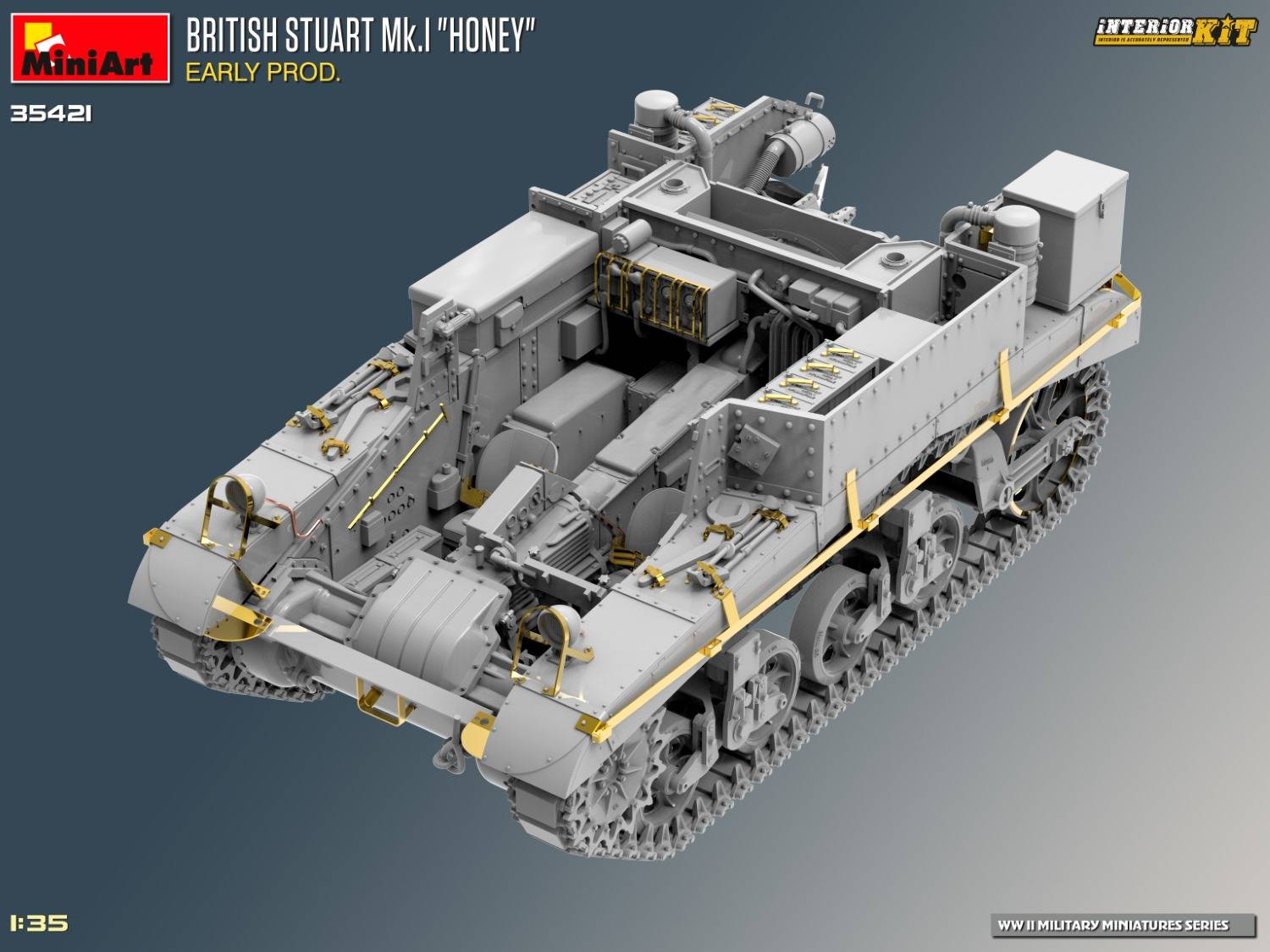 BRITISH STUART MK.I “HONEY” EARLY PROD. INTERIOR KIT – Image 14