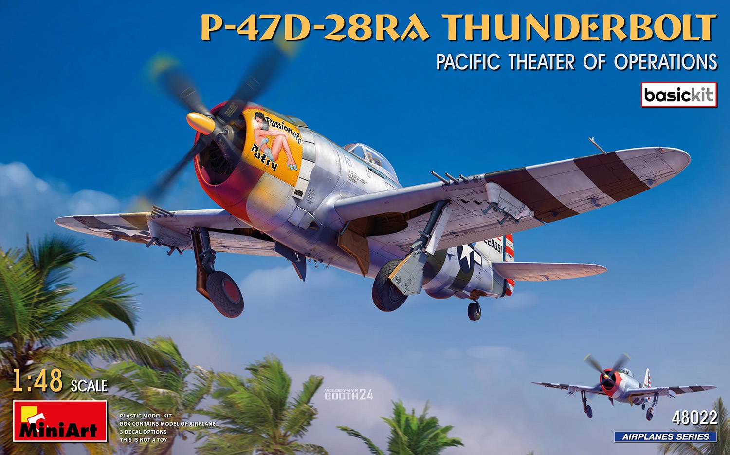 P-47D-28RA THUNDERBOLT. PACIFIC THEATER OF OPERATIONS. BASIC KIT