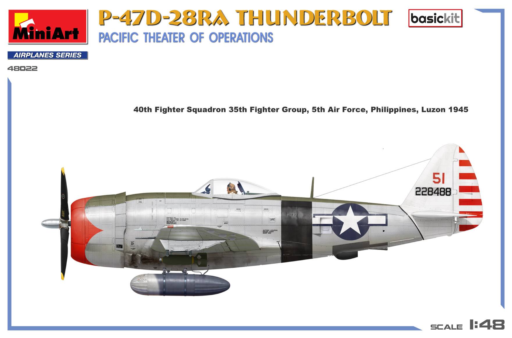 P-47D-28RA THUNDERBOLT. PACIFIC THEATER OF OPERATIONS. BASIC KIT – Image 6