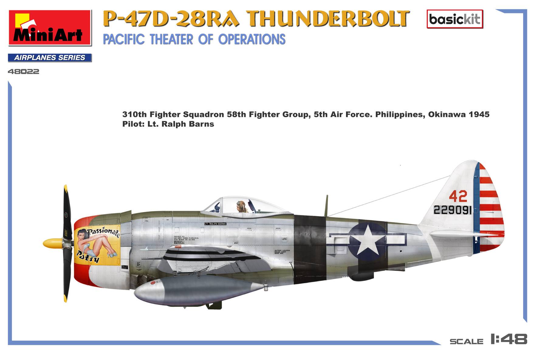 P-47D-28RA THUNDERBOLT. PACIFIC THEATER OF OPERATIONS. BASIC KIT – Image 7