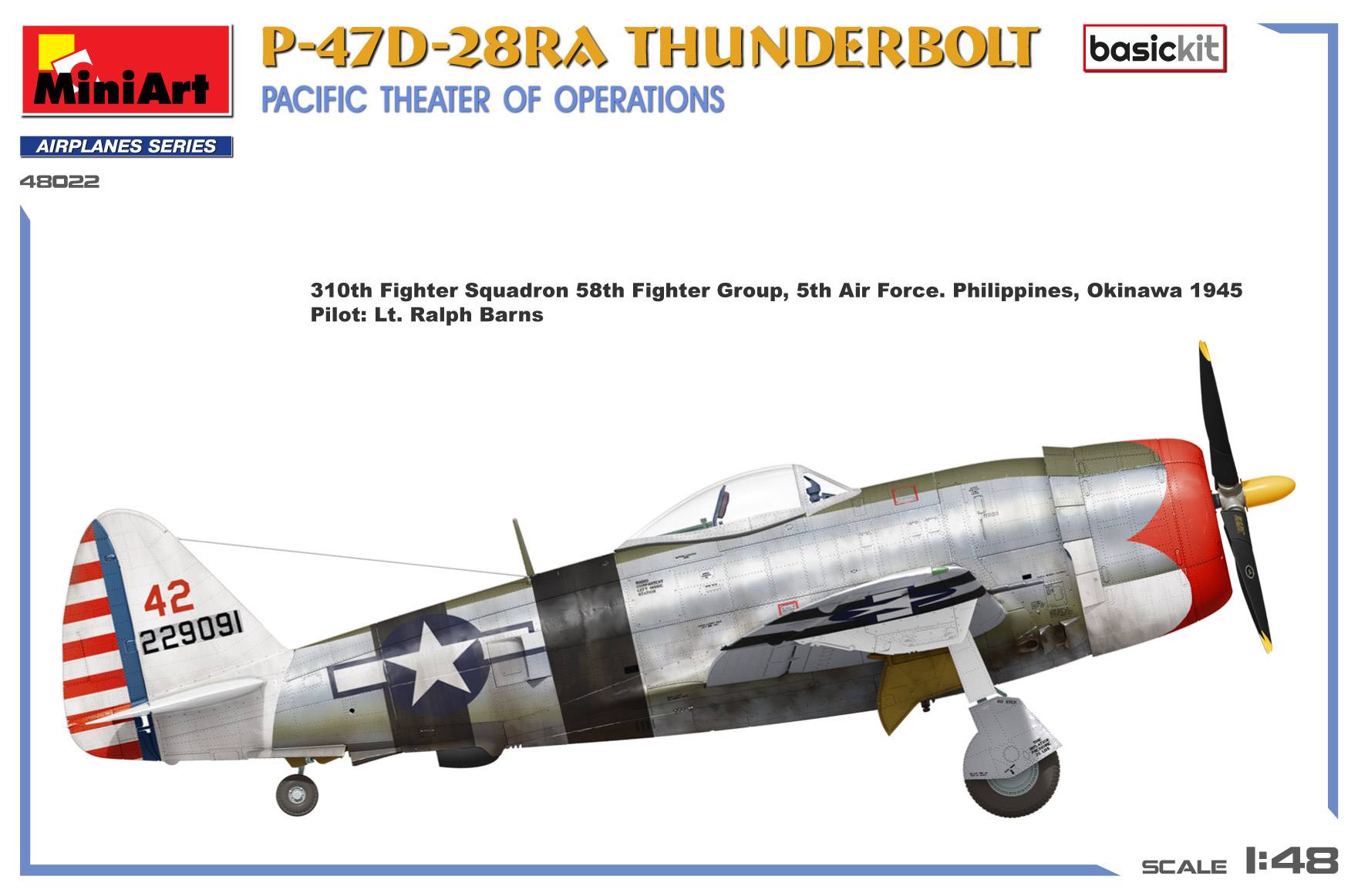 P-47D-28RA THUNDERBOLT. PACIFIC THEATER OF OPERATIONS. BASIC KIT – Image 8