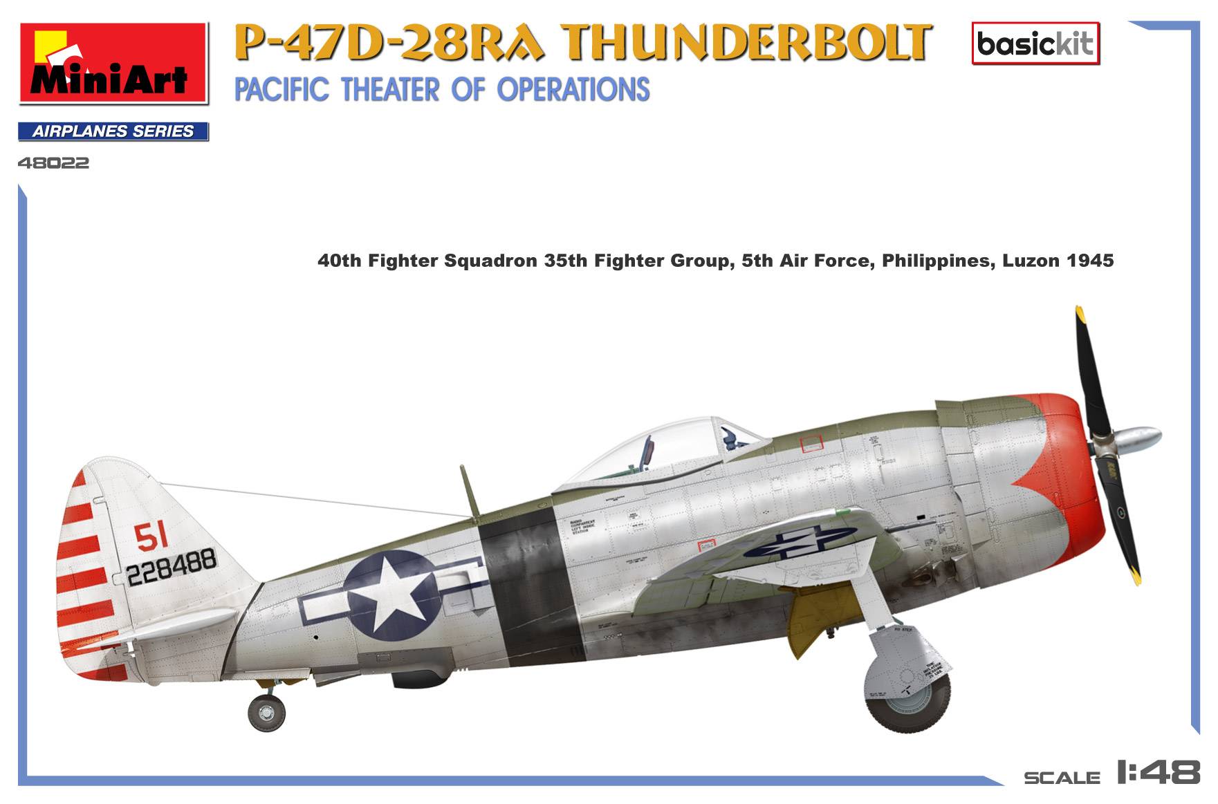 P-47D-28RA THUNDERBOLT. PACIFIC THEATER OF OPERATIONS. BASIC KIT – Image 9