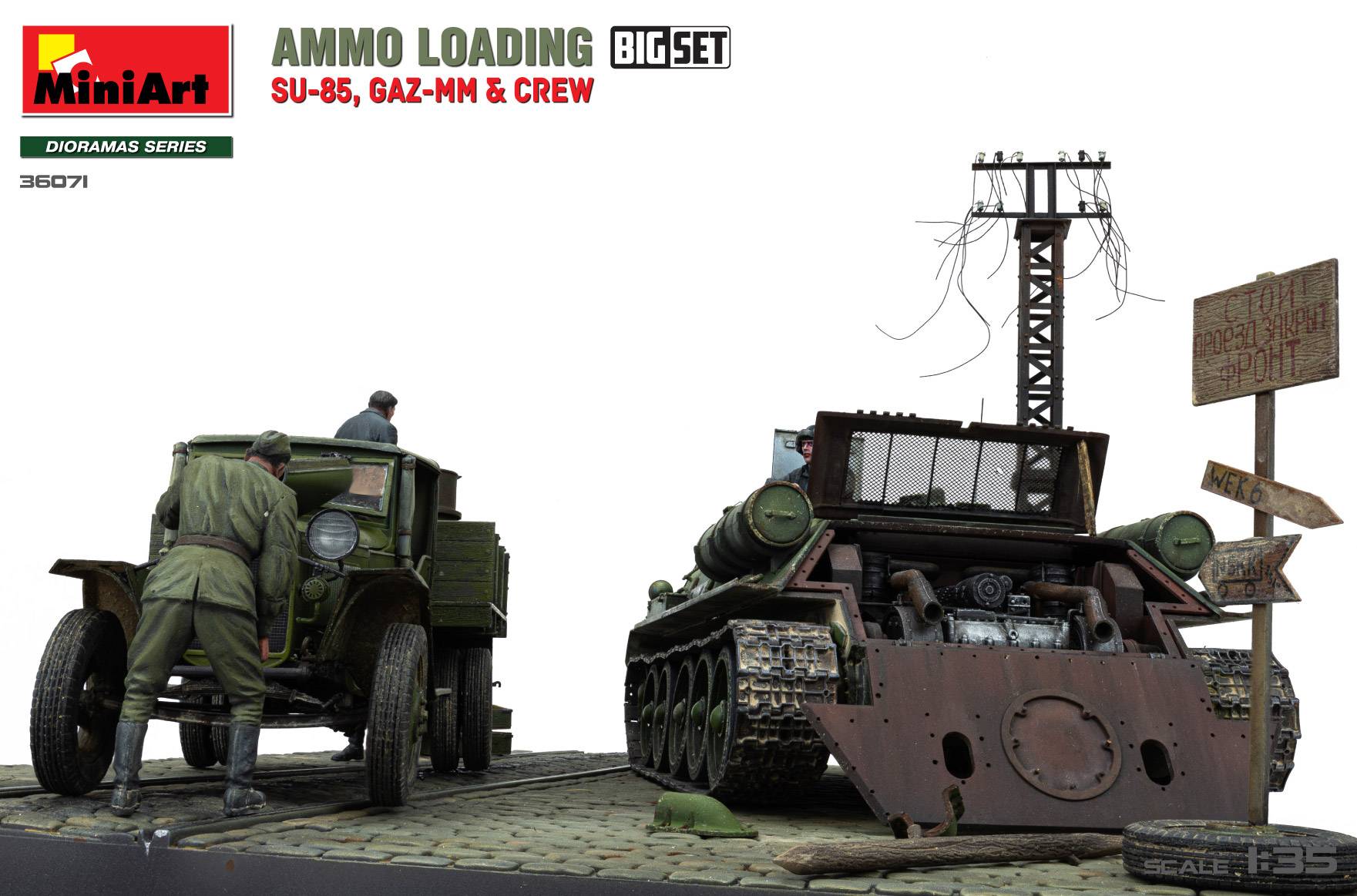 AMMO LOADING. SU-85, GAZ-MM & CREW. BIG SET – Image 6