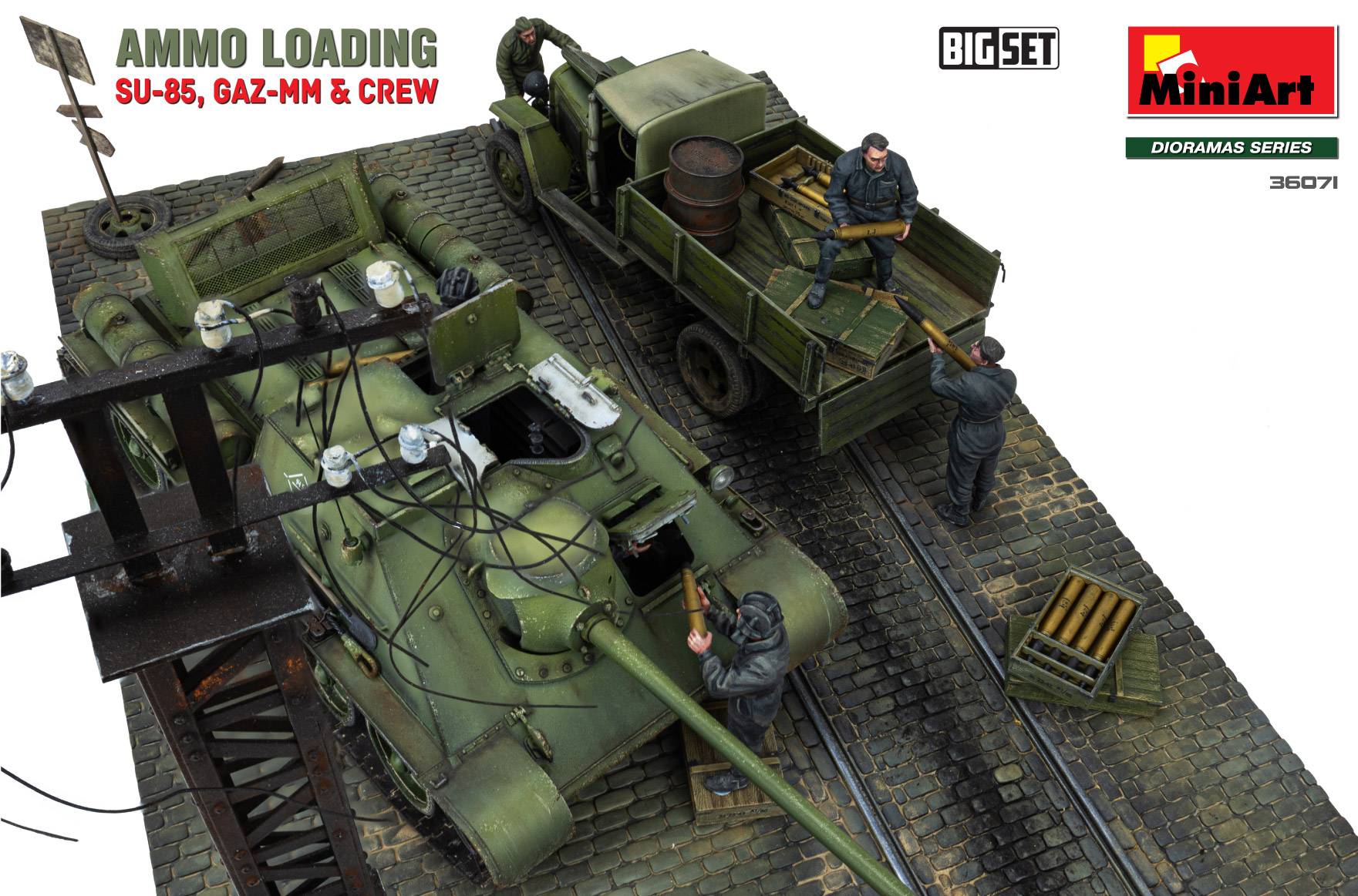 AMMO LOADING. SU-85, GAZ-MM & CREW. BIG SET – Image 8