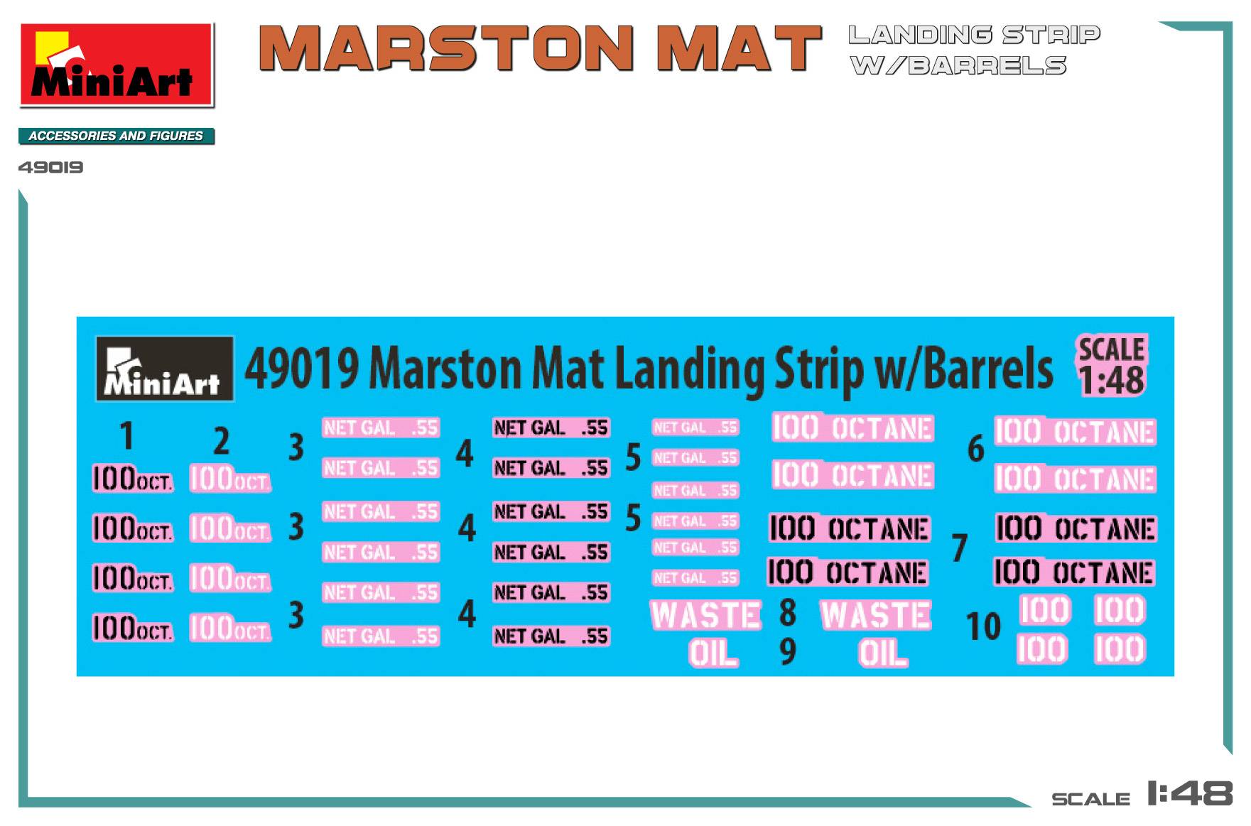 MARSTON MAT LANDING STRIP w/BARRELS – Image 5
