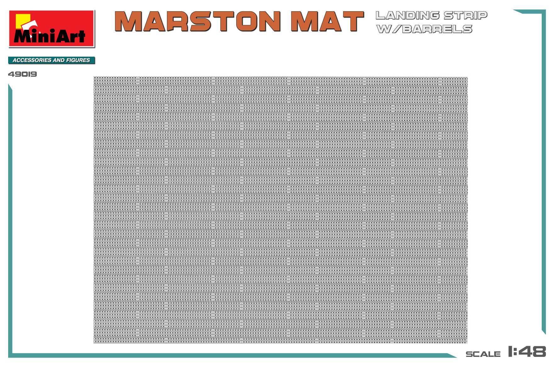 MARSTON MAT LANDING STRIP w/BARRELS – Image 3