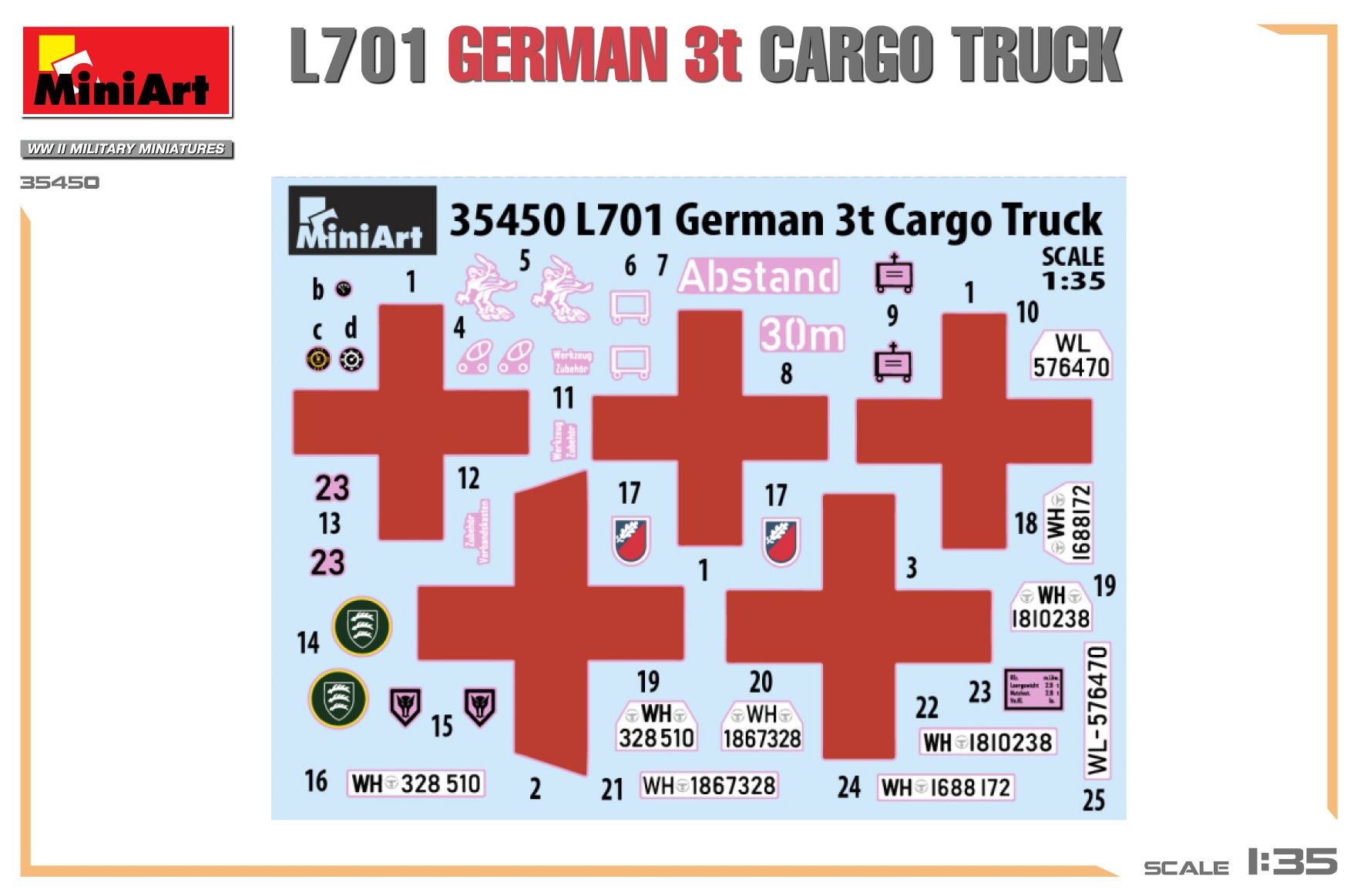 L701 GERMAN 3T CARGO TRUCK – Image 2