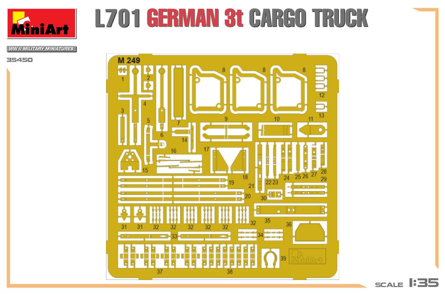 L701 GERMAN 3T CARGO TRUCK – Image 3