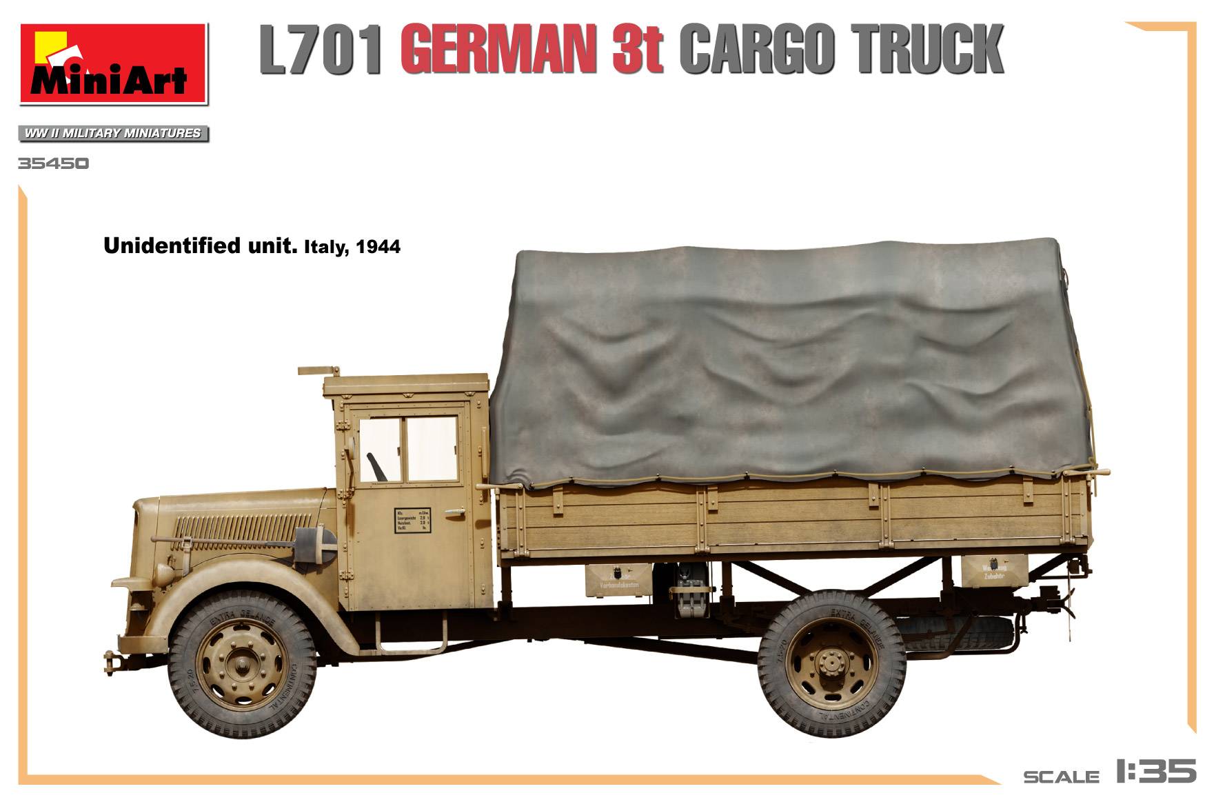 L701 GERMAN 3T CARGO TRUCK – Image 4