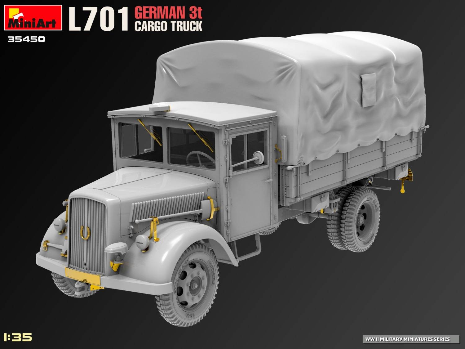 L701 GERMAN 3T CARGO TRUCK – Image 9