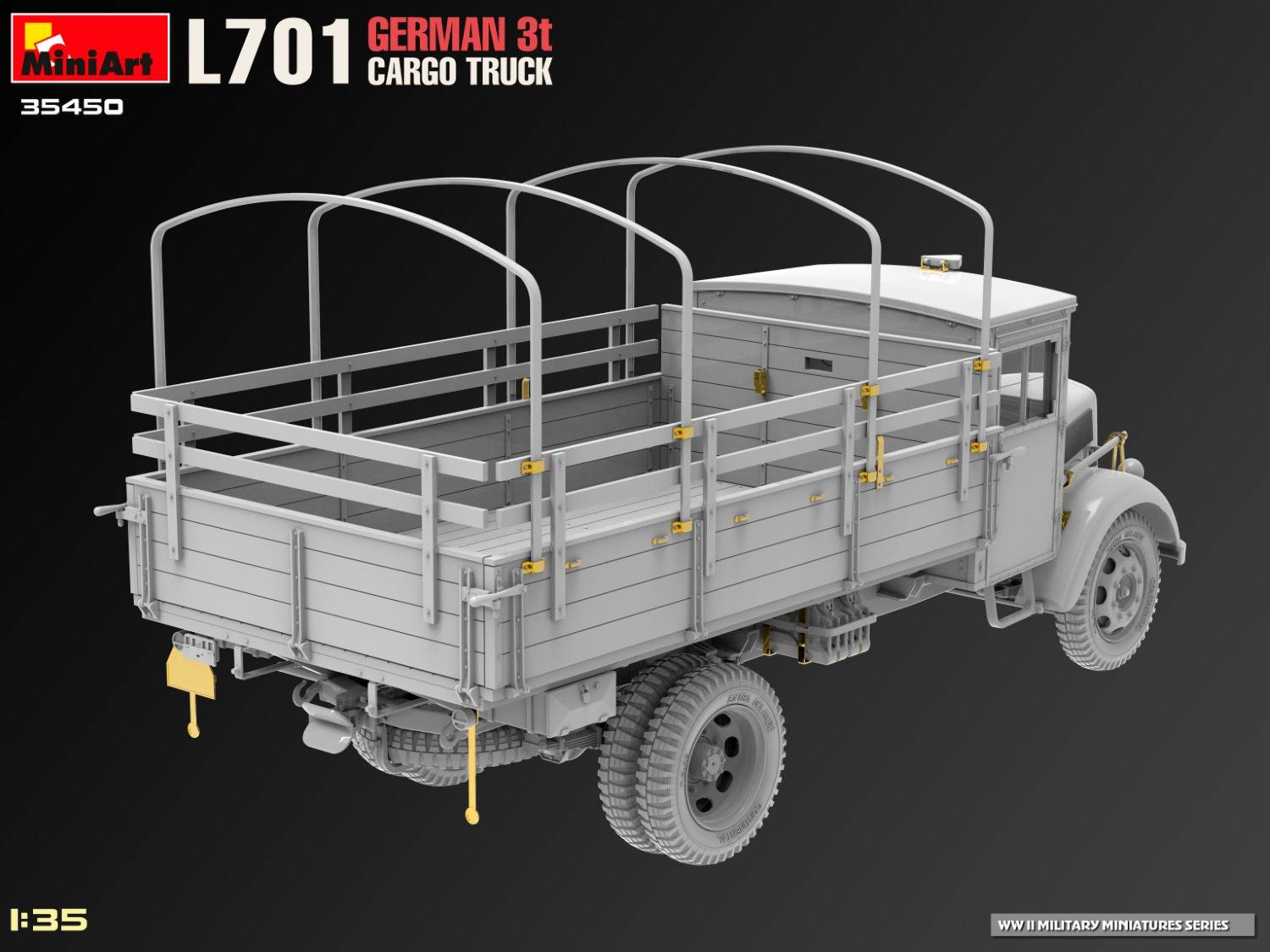 L701 GERMAN 3T CARGO TRUCK – Image 10