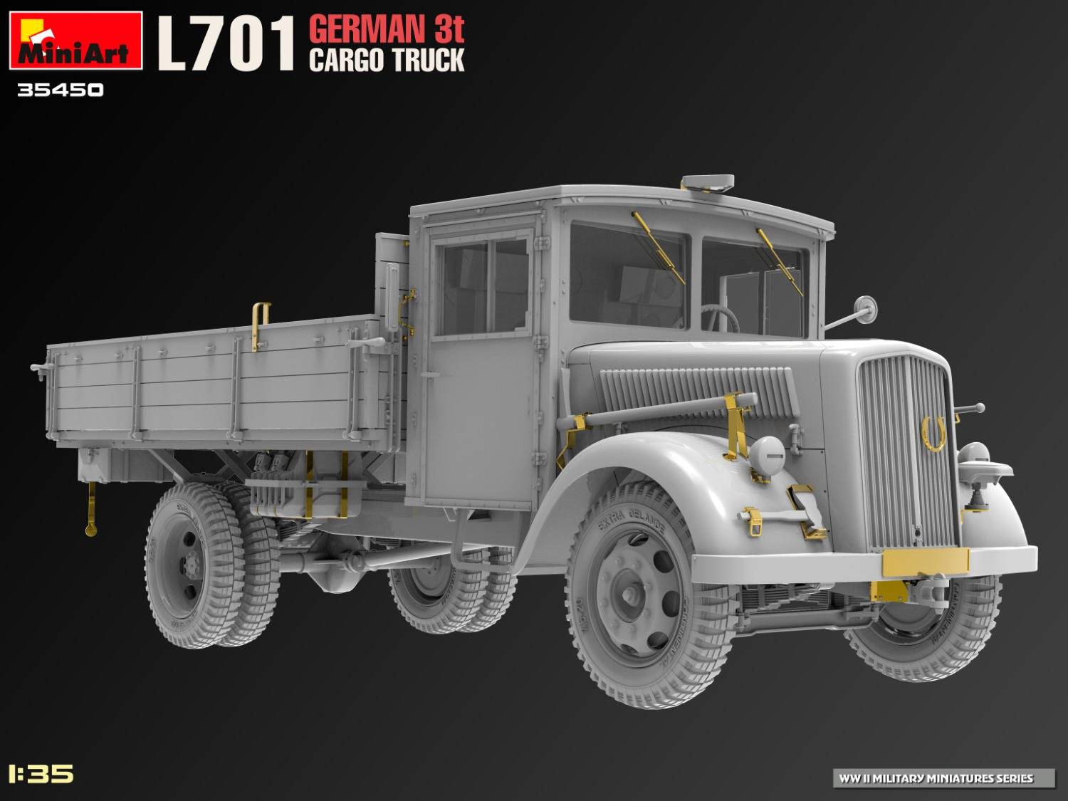 L701 GERMAN 3T CARGO TRUCK – Image 11