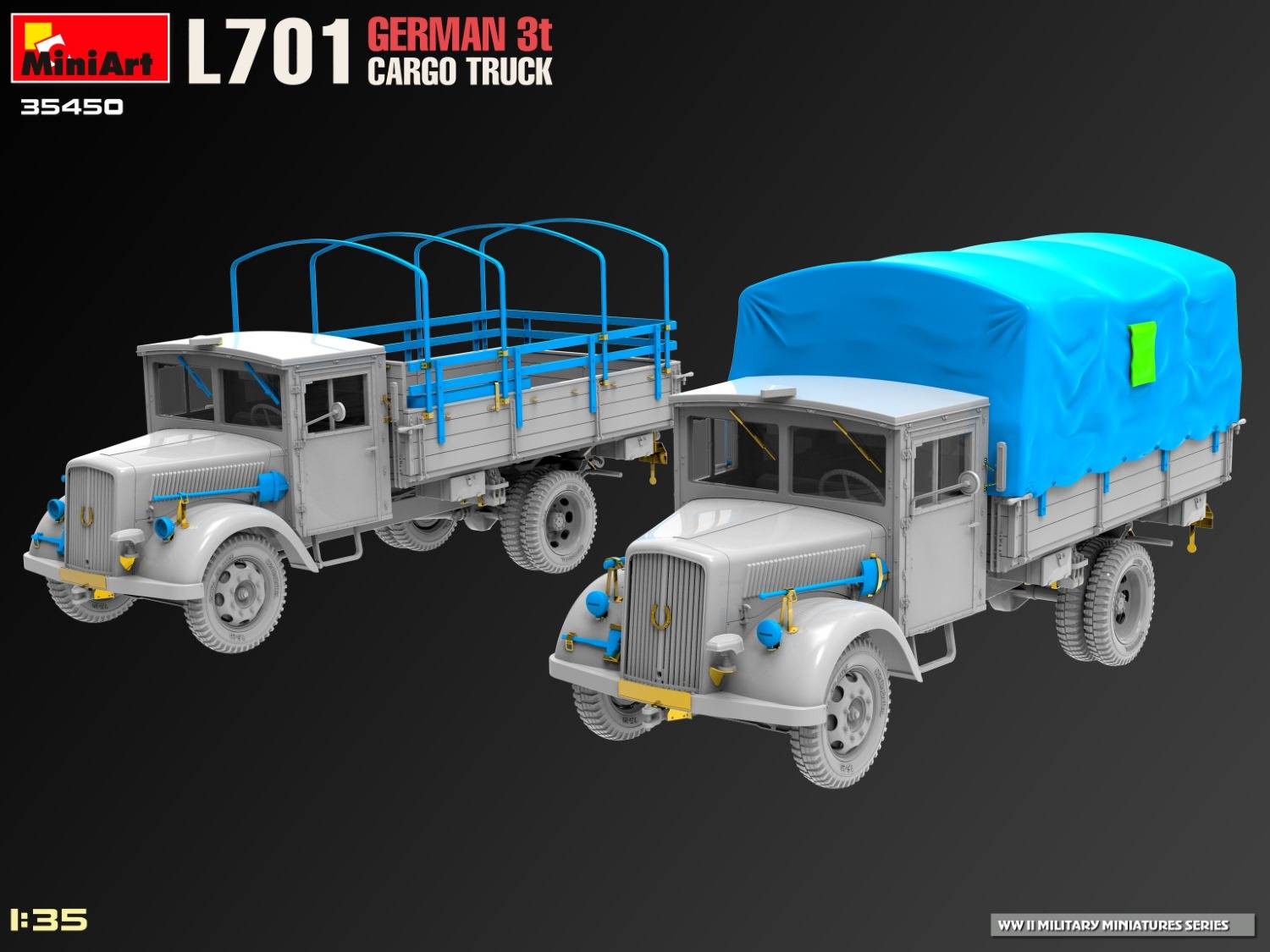 L701 GERMAN 3T CARGO TRUCK – Image 13