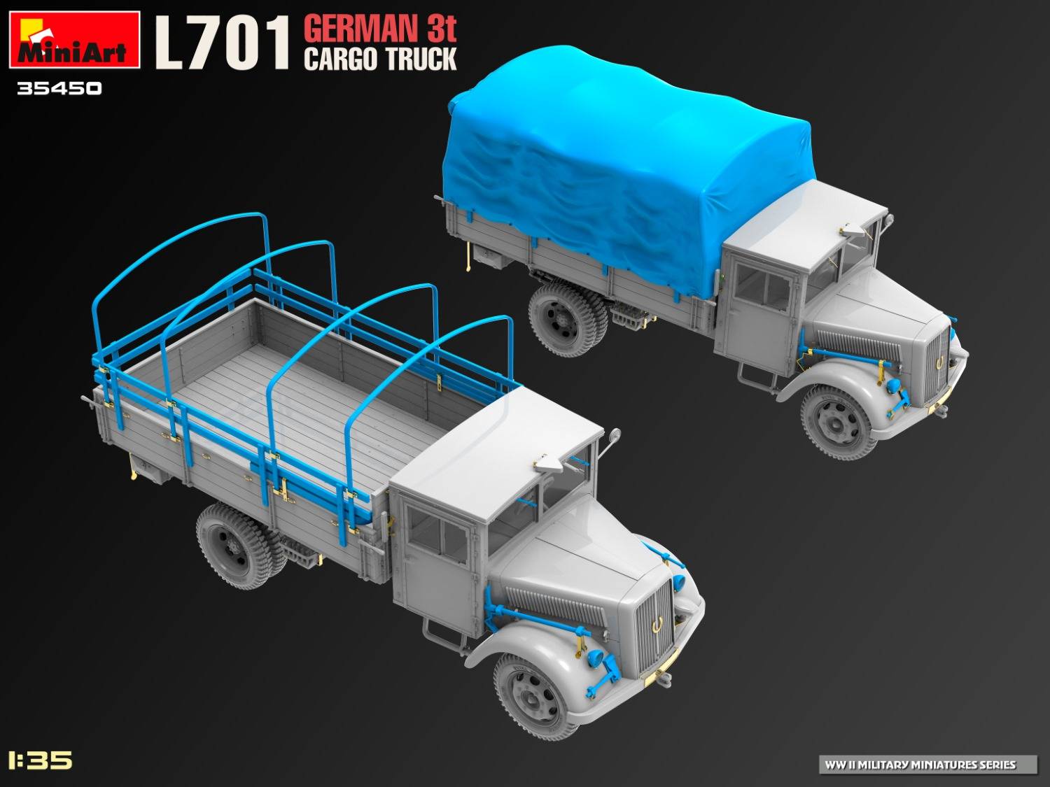 L701 GERMAN 3T CARGO TRUCK – Image 14