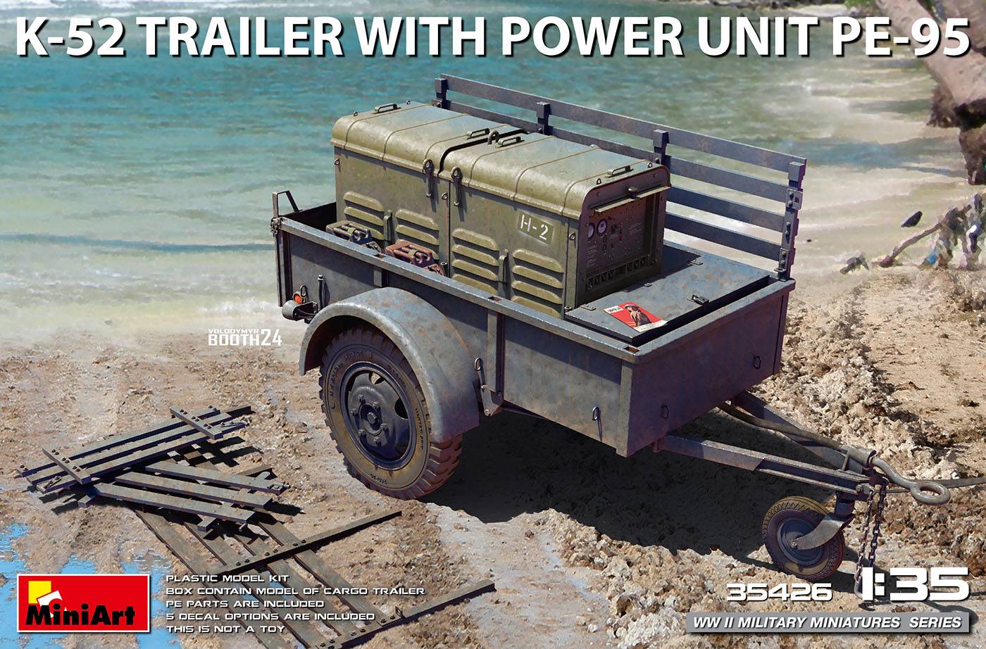 K-52 TRAILER w/POWER UNIT PE-95