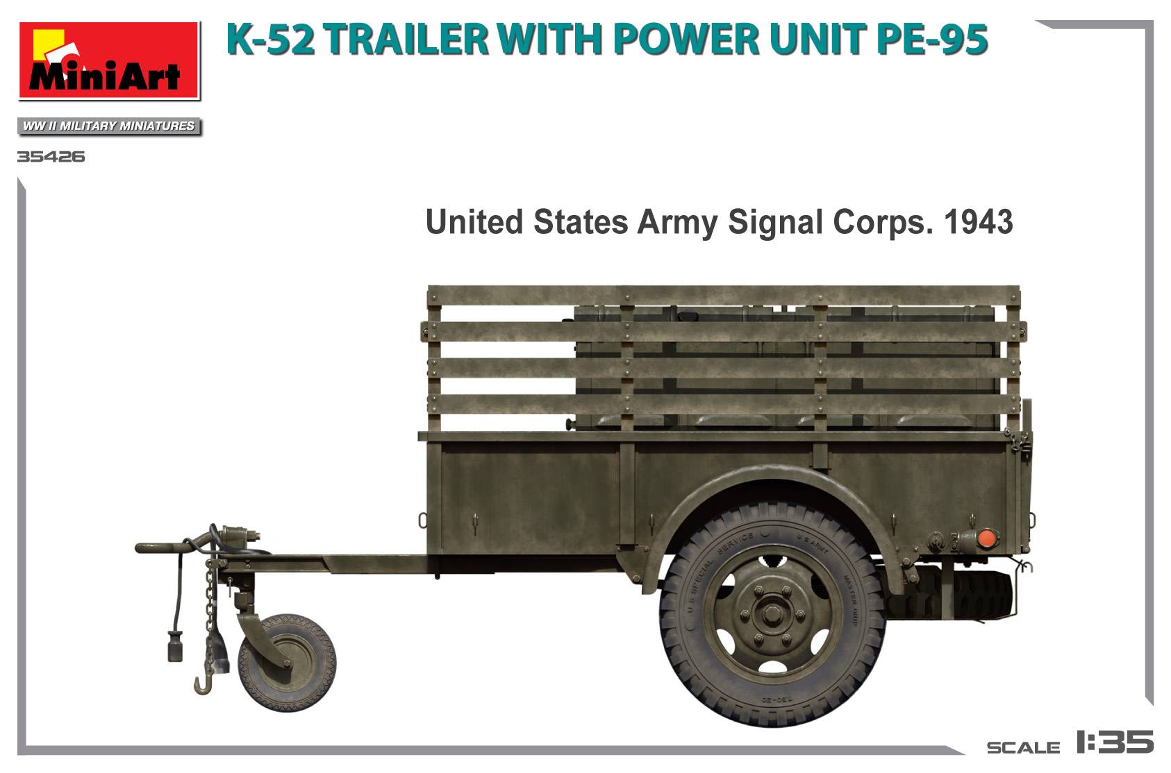 K-52 TRAILER w/POWER UNIT PE-95 – Image 4
