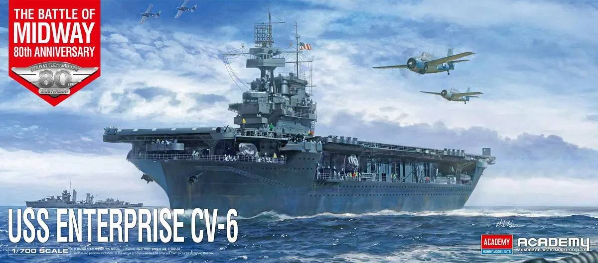 USS Enterprise CV-6 The Battle of Midway 80th Anniversary
