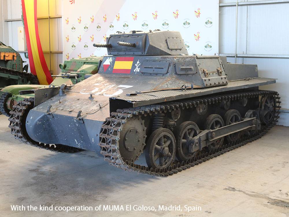 Panzerkampfwagen I Ausf.B (Sd.Kfz.101) German Tank – Image 2
