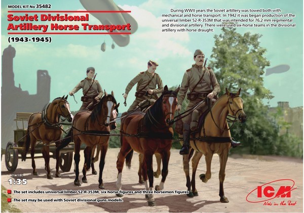 Soviet Divisional Artillery Horse Transport (1943-1945)