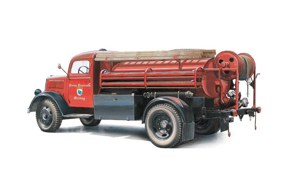 OPEL BLITZ FIRE TRUCK – Image 10