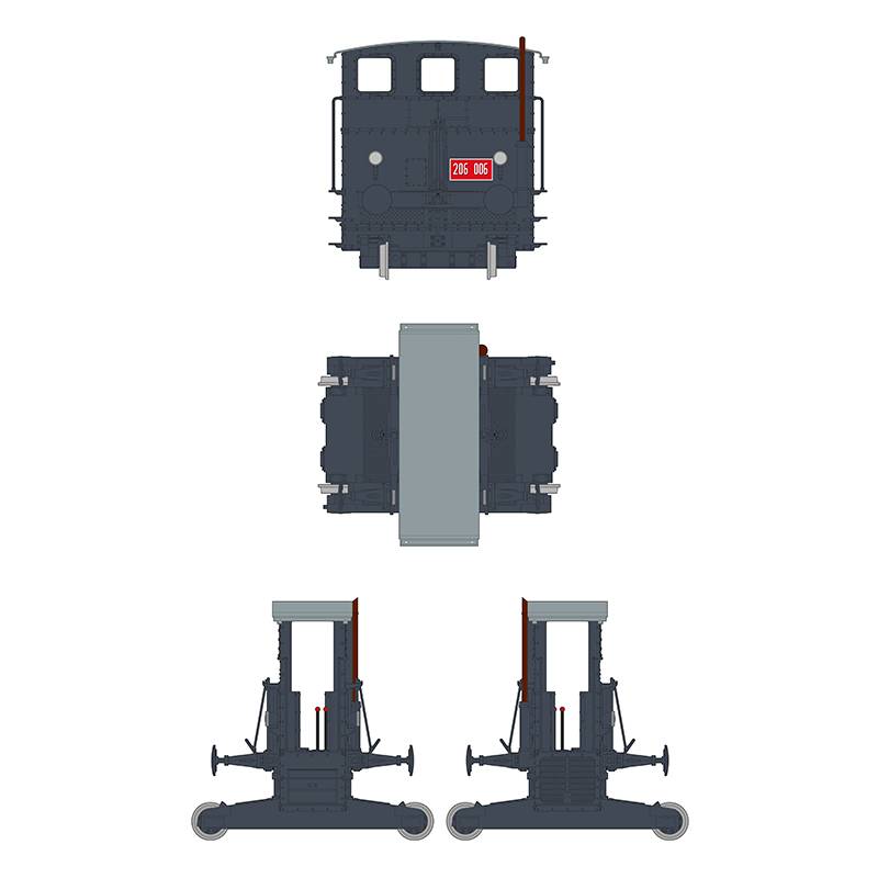 AUTOMOTORE FS 206/207/208 SOGLIOLA RAIL SHUNTER – Image 4