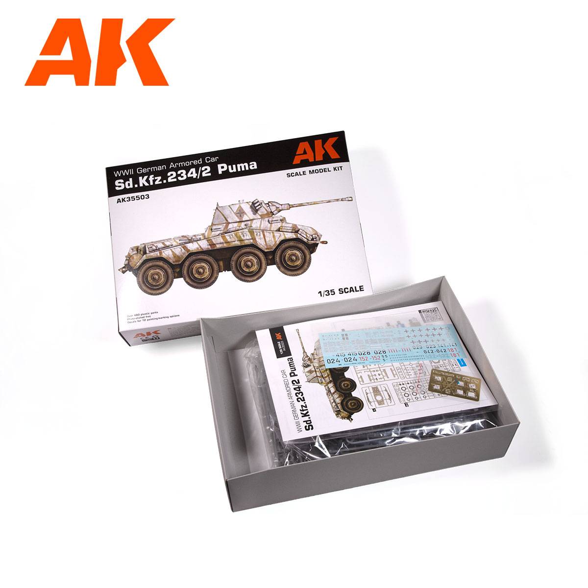 Sd.Kfz. 234/2 Puma WWII German Armoured Car – Image 2