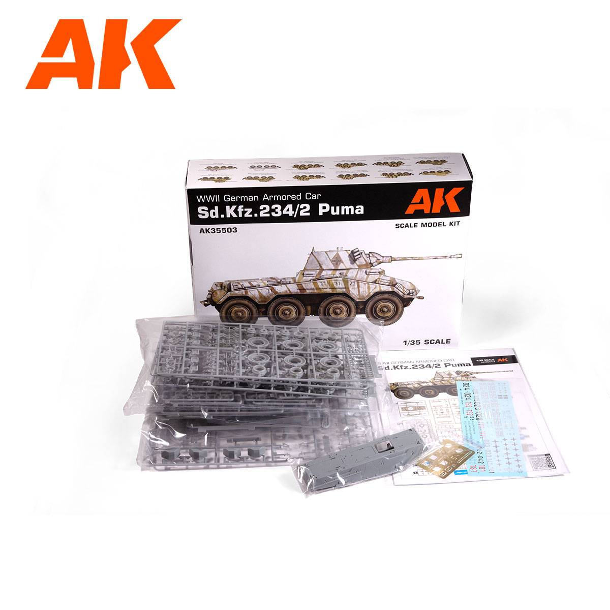 Sd.Kfz. 234/2 Puma WWII German Armoured Car – Image 3