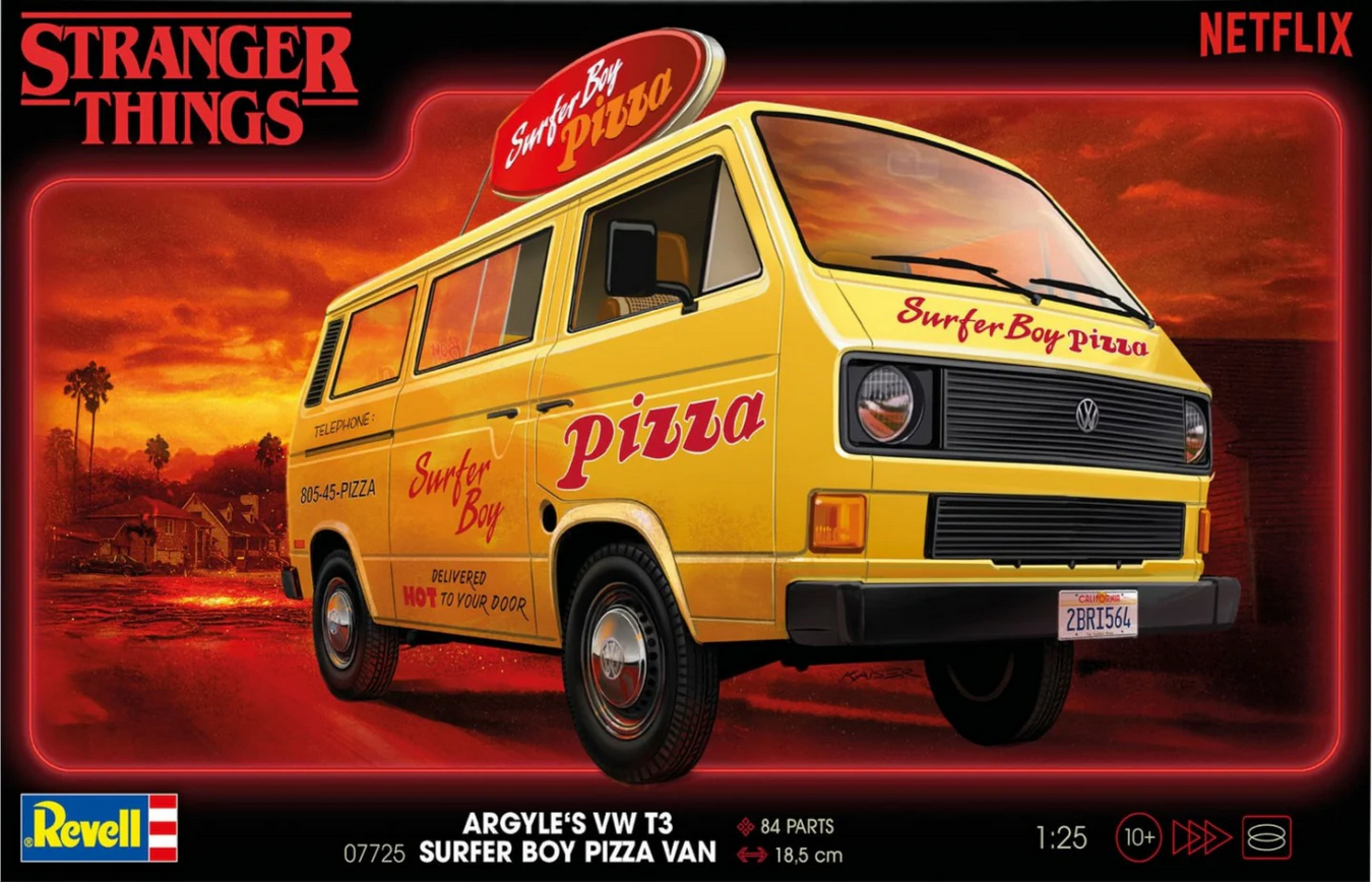 Stranger Things Surfer Boy VW Pizza Van