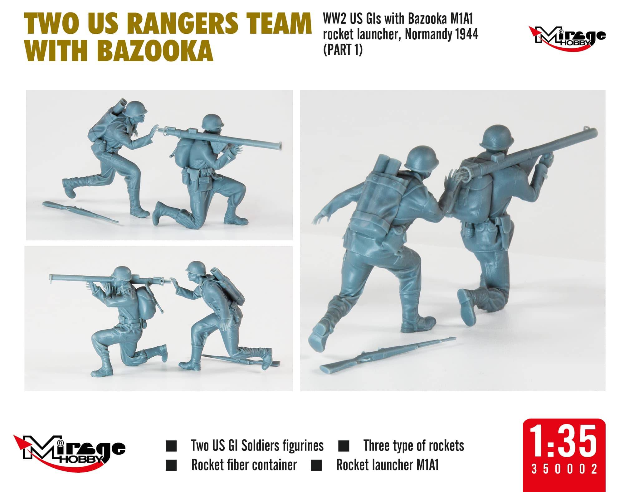 TWO US RANGERS TEAM WITH BAZOOKA – Image 3